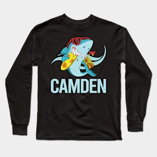 Funny Shark - Camden Name Long Sleeve T-Shirt